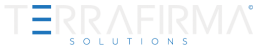 Terrafirma Solutions Logo - white font transparent bg